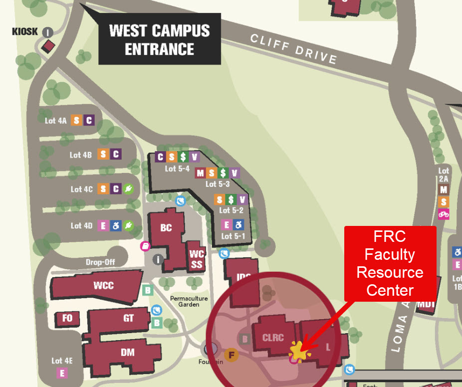 FRC Map FRC location is LRC120